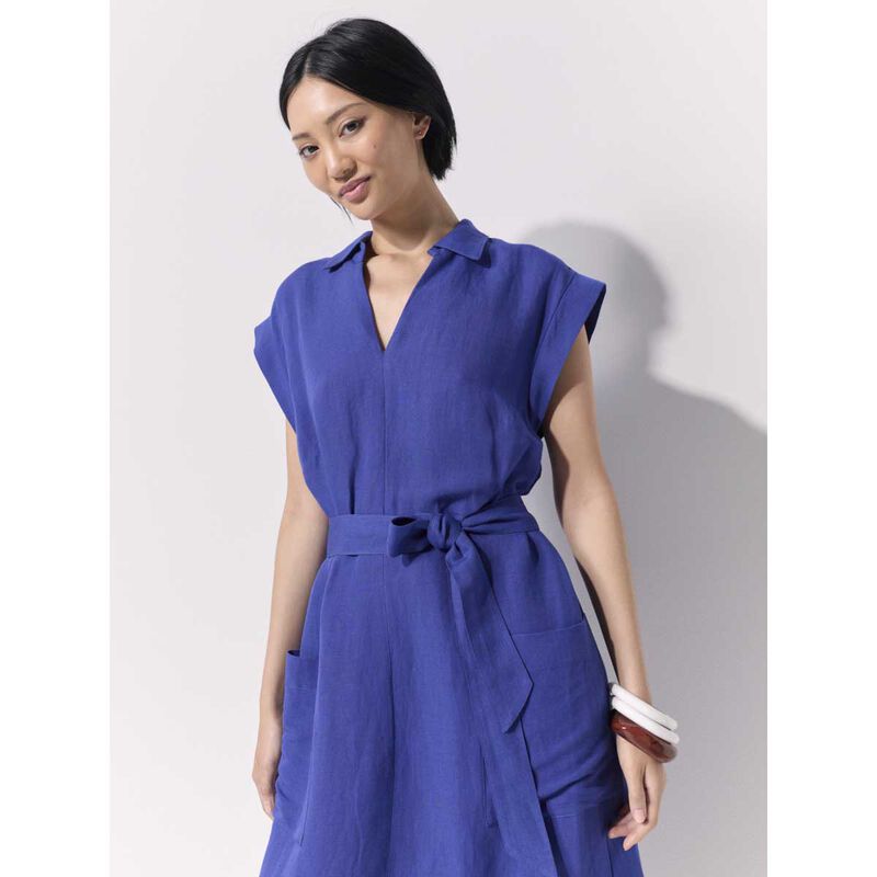 Marco Polo Pleat Back Shirtdress image number 1